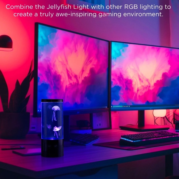 Brand New 💙💚💜❤️Colorful New Jellyfish Lamp - Picture 4 of 8